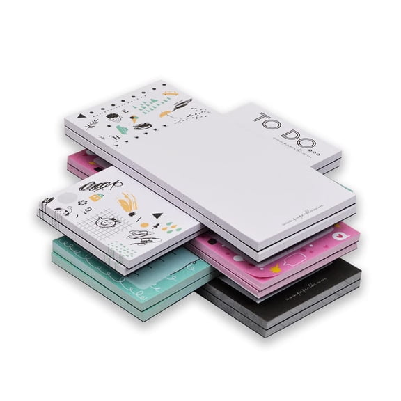 To Do List Notepad - 50 Undated Tear-Off Sheets - Check List Organizer, Reminders | Set Of 10