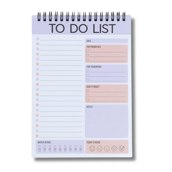 To Do List Notepad - Daily Planner/Organizer With Priority Sections, 60 Sheets, Pack Of 1