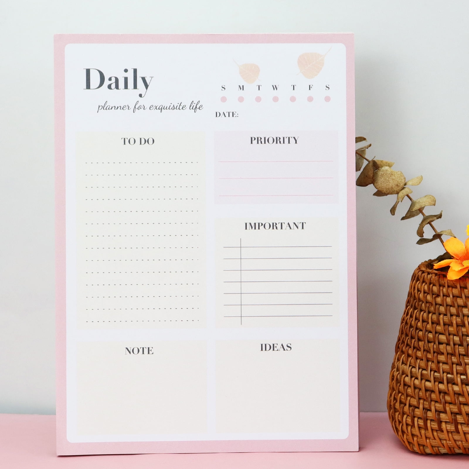 To Do List Notepad Planner Notepad Tear off Notepad Schedule Plan Pad
