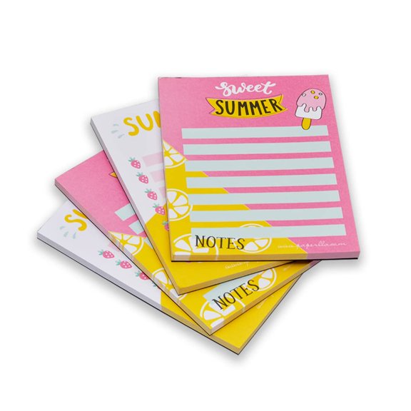 To Do List Pads, Writing Notes Diary Daily Journal Undated, Helps You To Get Work Done, Set Of 4