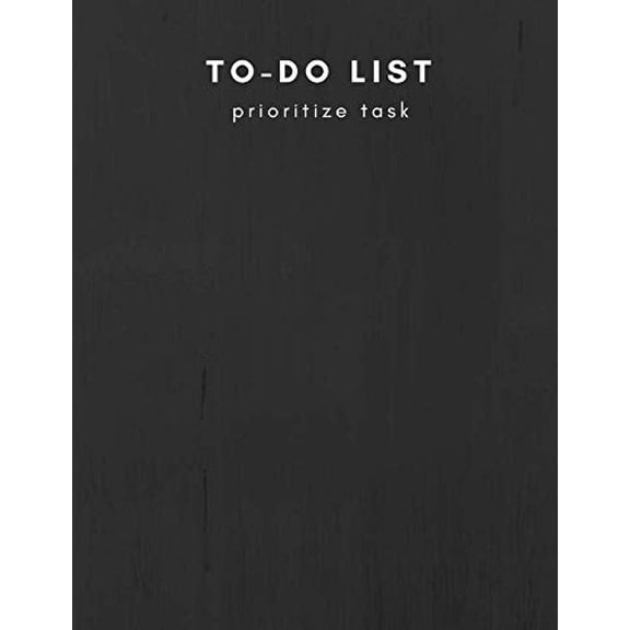 Pre-Owned To-Do List Prioritize Task: Personal and Business Activities with Level of Importance, Things to Accomplish, Easy Glance, 8.5x11 inch, Cream Paper (Daily To-Do List) Paperback