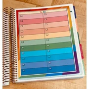 To Do List Rainbow Two Sided Dashboard For Use W Erin Condren Life Planner