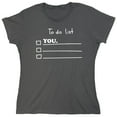 thumbnail image 1 of To Do List Sarcastic Humor Novelty Funny Women's Casual Tees, 1 of 3
