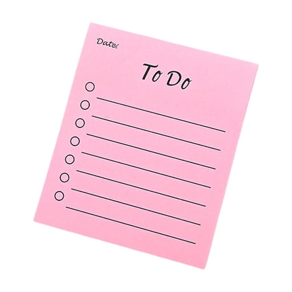 To-Do List Stickier Note Simple Stickier Pad Lined Writing Pad Paper Pads Lovely Memos Pad for Office Workers