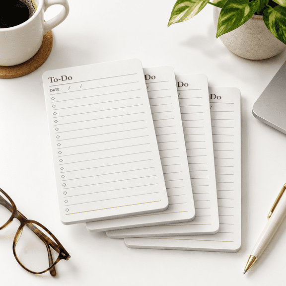 To Do List Sticky Notes 4pk 3" X 5"