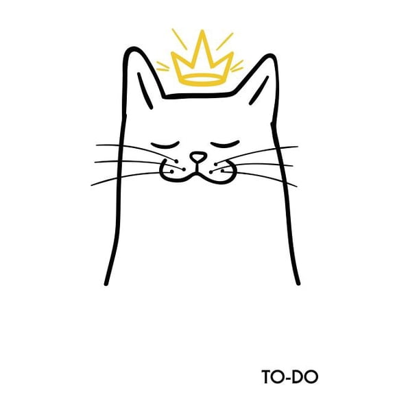 To Do: To-Do Lists with Checkboxes - Cute Cat