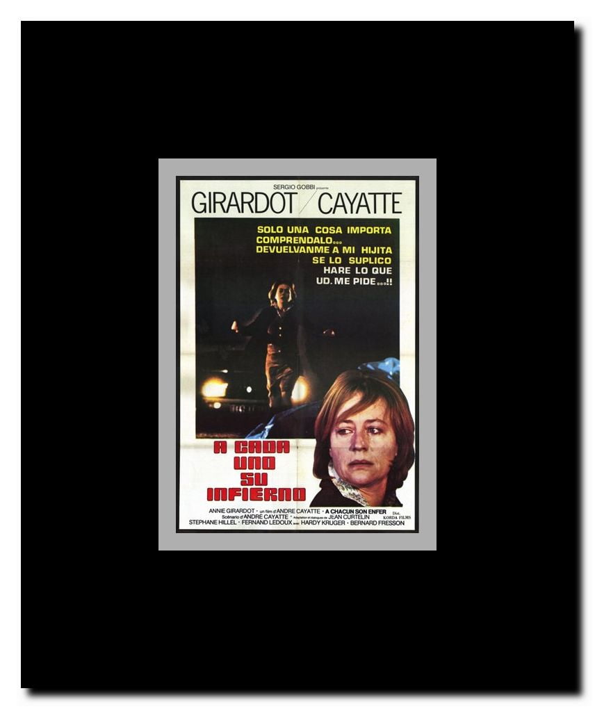 To Each His Hell Framed Movie Poster