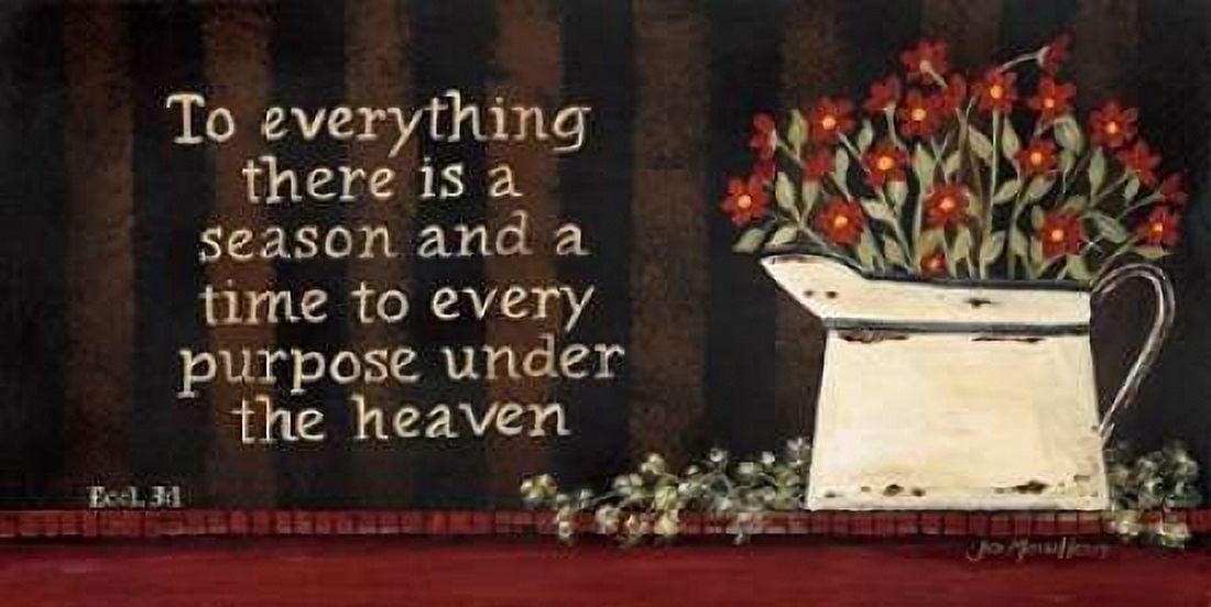 To Everything Canvas Art - Jo Moulton (10 x 20)