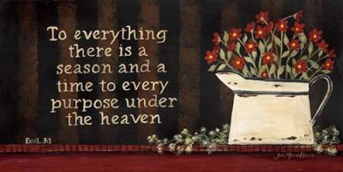 To Everything Canvas Art - Jo Moulton (24 x 48)