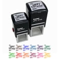 thumbnail image 1 of To From Happy Birthday Fun Text Self-Inking Rubber Stamp Ink Stamper - Black Ink - Small 1 Inch, 1 of 7