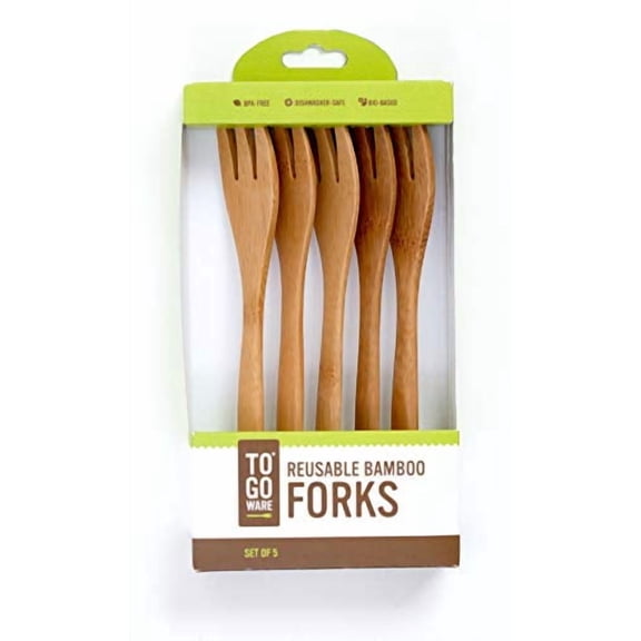 To Go Ware Eco-Friendly Reusable Forks, Set of 5