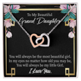 thumbnail image 1 of To Granddaughter  Always Little Girl Inseparable Necklace, 1 of 20