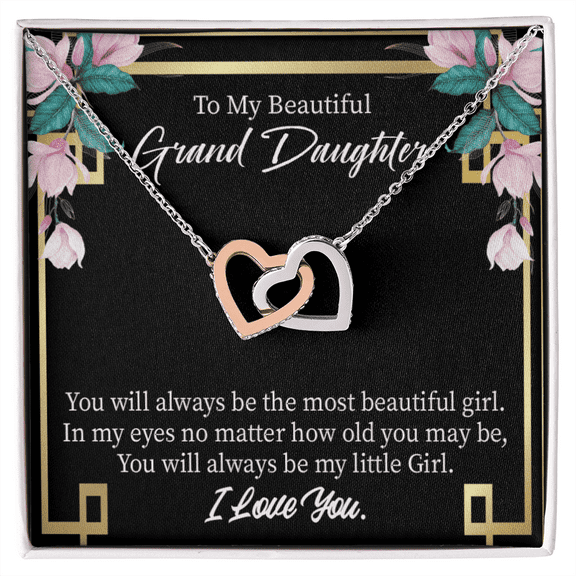 To Granddaughter  Always Little Girl Inseparable Necklace