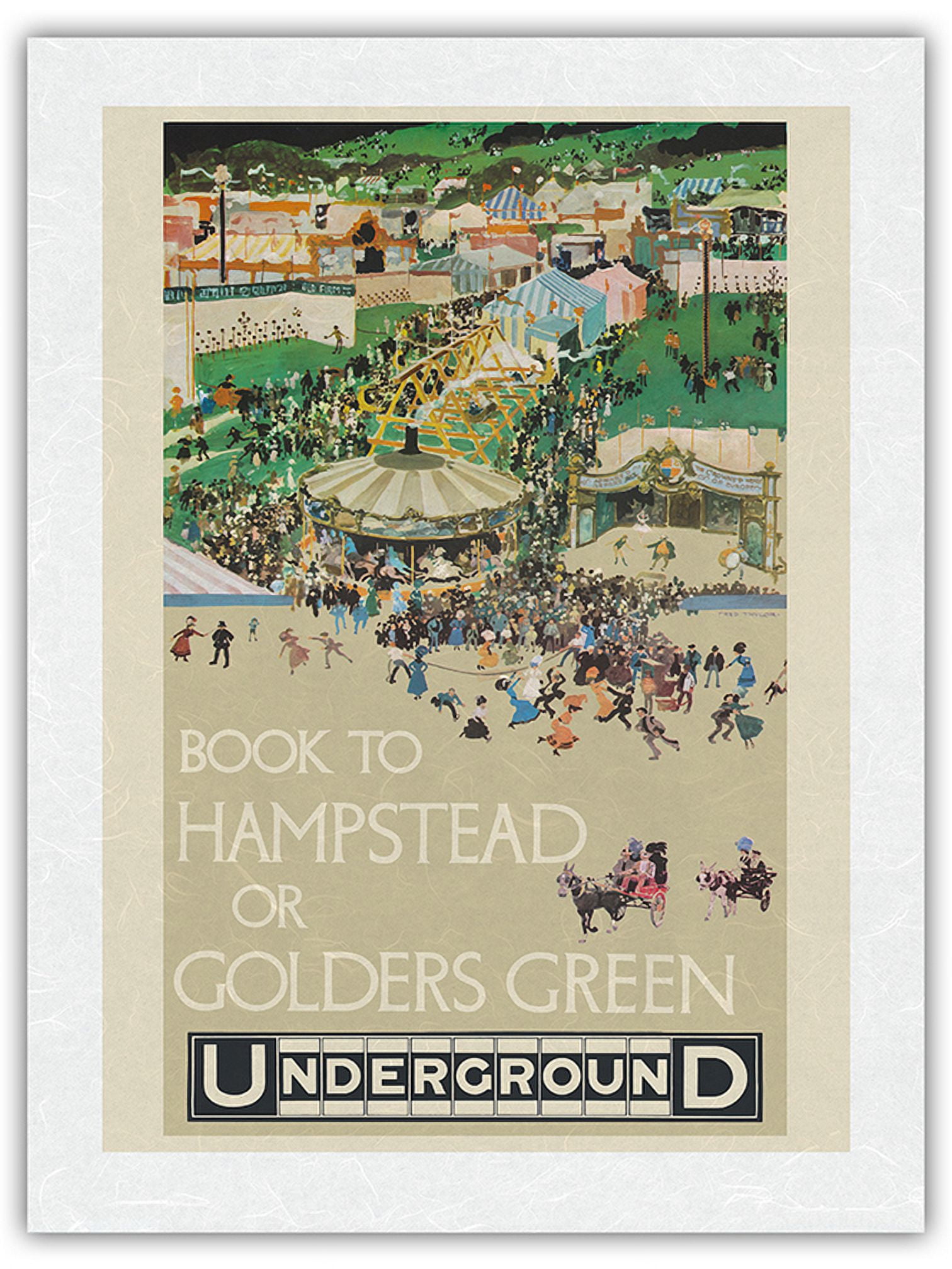 To Hampstead or Golders Green England London Underground (The Tube