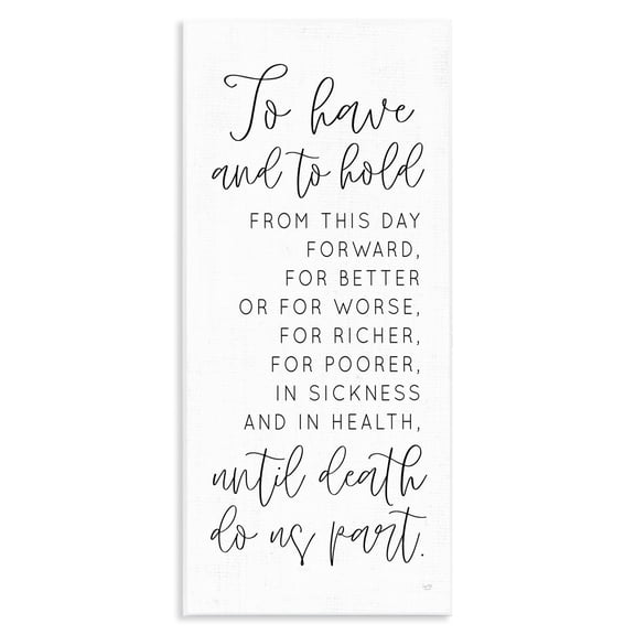Stupell Industries To Have and To Hold Wall Plaque Art, design by Lux + Me Designs