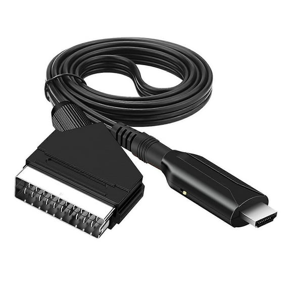 To Hdmi Cable - Scart To Hdmi Adapter - All In One Scart To Hdmi Audio Video Converter 1080p/720p