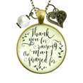 thumbnail image 1 of To Her Mother in Law Gutsy Goodness Bronze Metal Necklace Thank You Man Prayed Adult Female, 1 of 8
