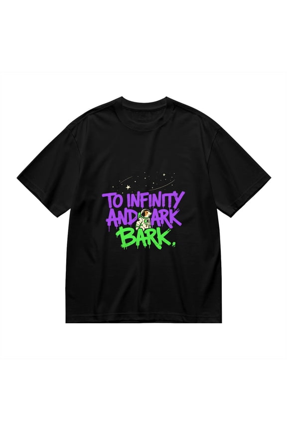 To Infinity And Bark, Astronaut Dog Print, T Shirt for Men, Vintage Graphic Tees Men, 23807138,M