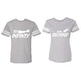 thumbnail image 1 of To Infinity and Beyond Matching Couple Cotton Jerseys (Men Heather / Women Heather) (Men XXL / Women L), 1 of 3