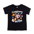 thumbnail image 1 of To Kindergarten and Beyond Shirt for Boys Girls Space Astronaut Rocket Back to School Tee Black Shirt Youth Large, 1 of 8
