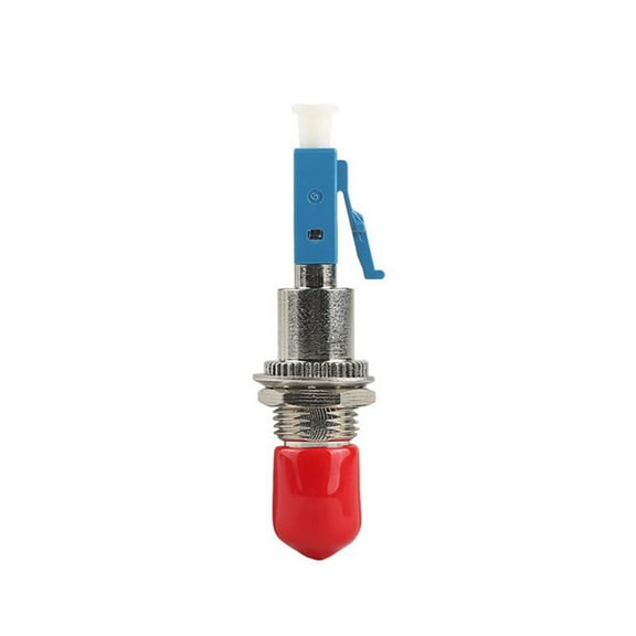 To LC Adapter, Single Mode 9/125Um /UPC Female To LC/UPC Male Hybrid Optical Fiber Adapter Connector,1X ST to LC Adapter,Photo Color