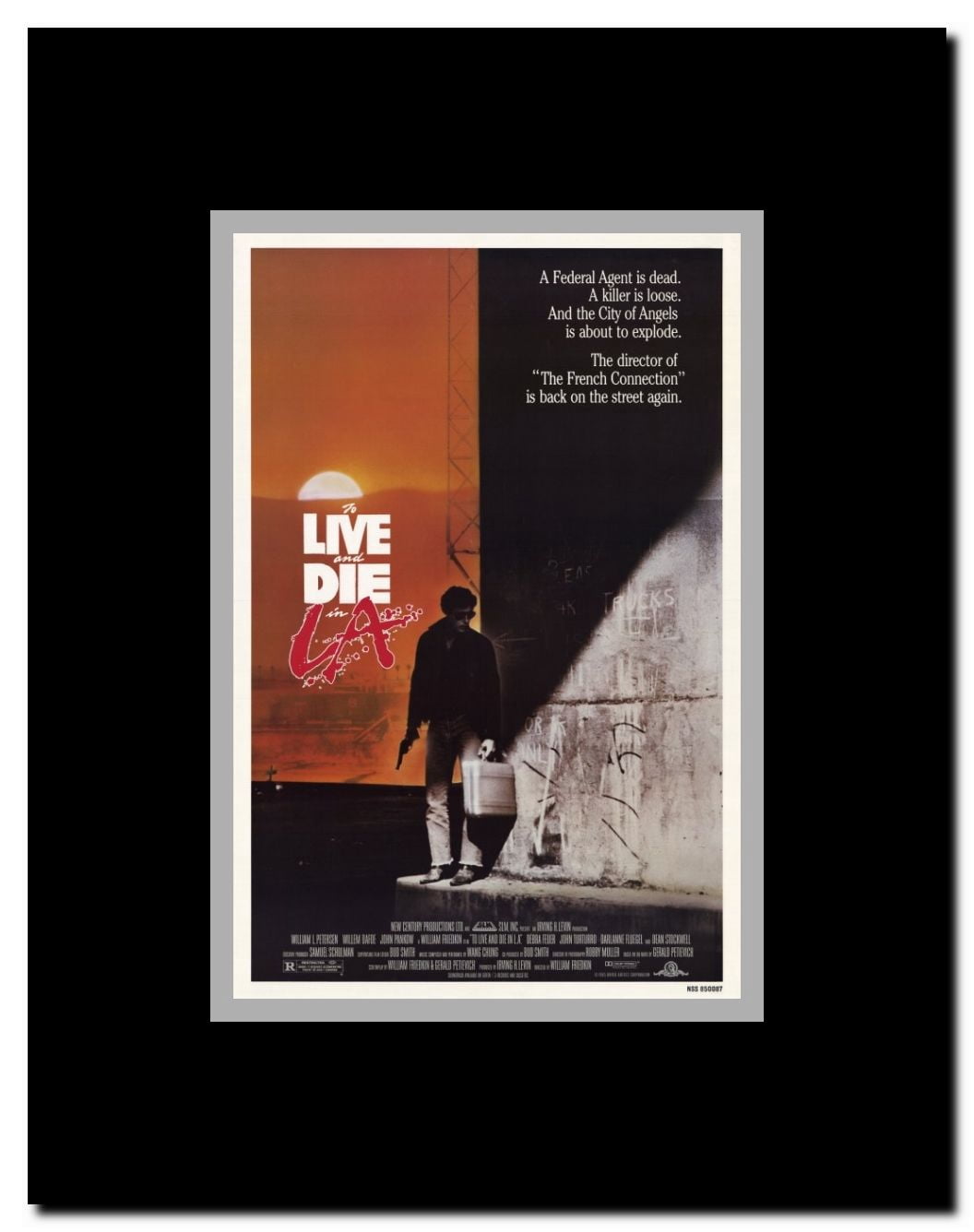 To Live & Die in L.A. Framed Movie Poster