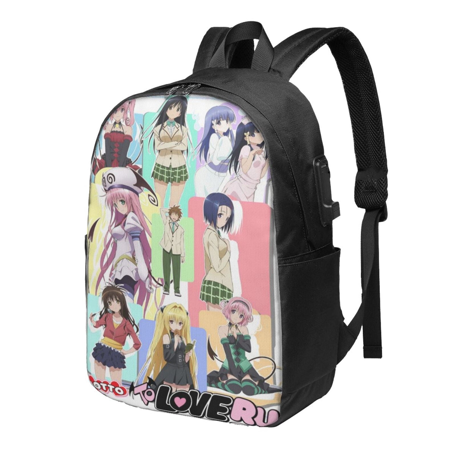 To Love Ru Anime Backpack 3d Printed Travel Bags - Walmart.com