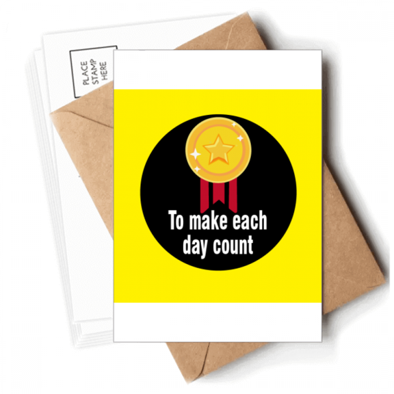 To Make Each Day Count Art Deco Fashion Postcards Envelopes Blank Note Cards Mailing