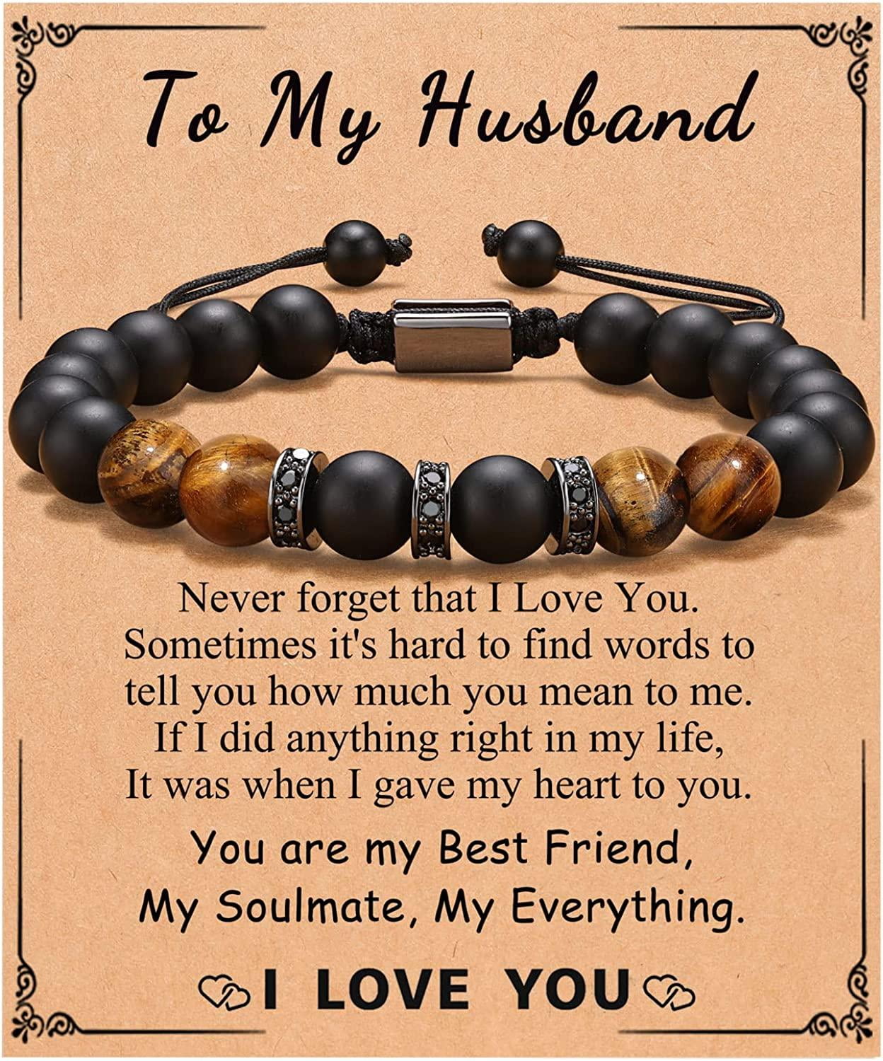 I LOVE YOU bracelet, gift for husband, gift for boyfriend, Valentines day  gifts