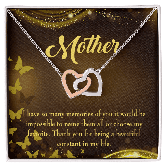 To Mom Beautiful Constant Inseparable Necklace
