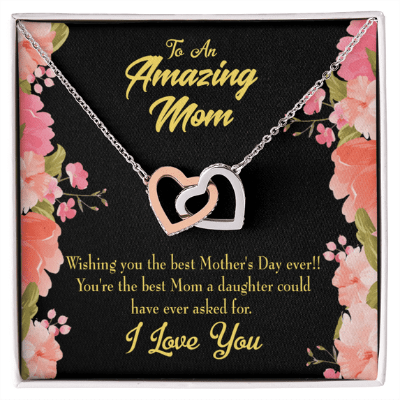 To Mom Best Mom Daughter Could Have Inseparable Necklace
