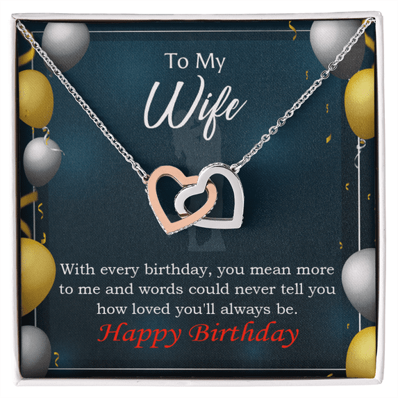 To Mom Birthday Message Every Birthday Inseparable Necklace