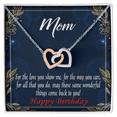 thumbnail image 1 of To Mom Birthday Message Wonderful Things Inseparable Necklace, 1 of 20