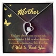 thumbnail image 1 of To Mom By My Side Forever Necklace w Message Card, 1 of 20