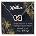 thumbnail image 1 of To Mom Friend and Spirit Birthday Message Inseparable Necklace, 1 of 20