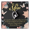 thumbnail image 1 of To Mom I'm so Proud Forever Necklace w Message Card, 1 of 20