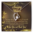 thumbnail image 1 of To Mom Mom Always There Forever Necklace w Message Card, 1 of 20