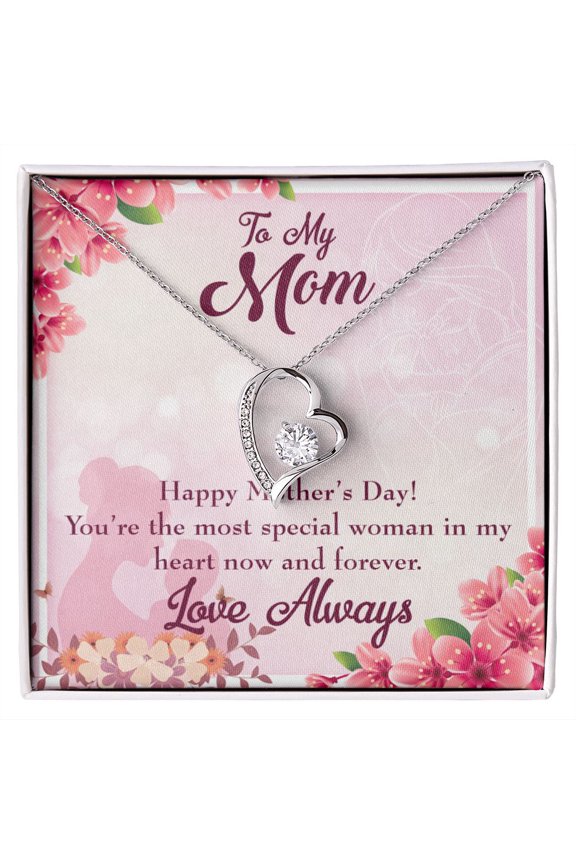To Mom Most Special Woman Forever Necklace w Message Card