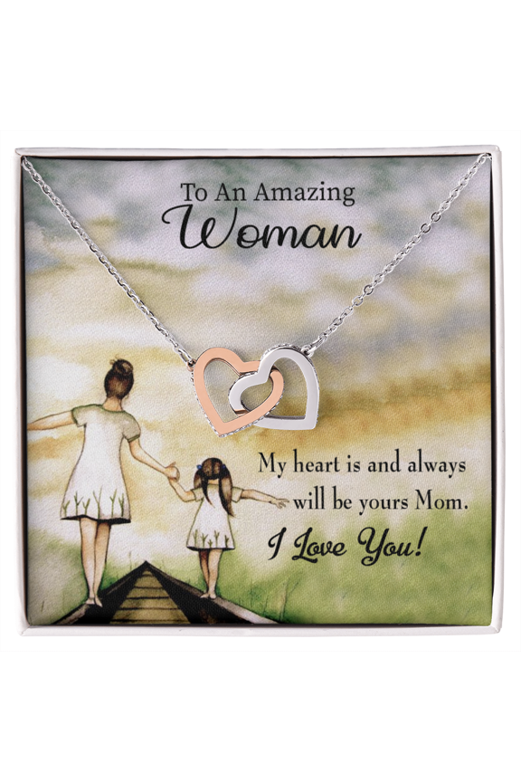 To Mom My Heart is Always Yours Inseparable Necklace