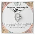 thumbnail image 1 of To Mom Remembrance Message Eternal Light and Love Forever Necklace w Message Card, 1 of 20