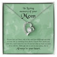 thumbnail image 1 of To Mom Remembrance Message Full of Life Forever Necklace w Message Card, 1 of 20