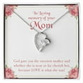 thumbnail image 1 of To Mom Remembrance Message God Gave Mother Forever Necklace w Message Card, 1 of 20