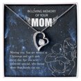 thumbnail image 1 of To Mom Remembrance Message Missing You Forever Necklace w Message Card, 1 of 20