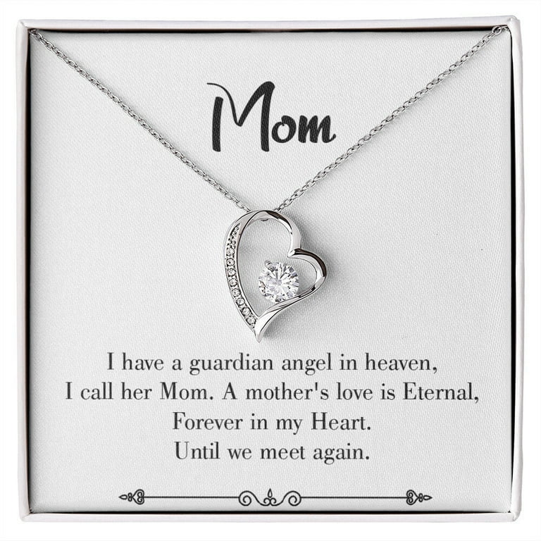 A mother's love shop is forever necklace