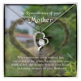 thumbnail image 1 of To Mom Remembrance Message Not Far Apart Forever Necklace w Message Card, 1 of 20