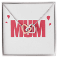 thumbnail image 1 of To Mom Simple Mum Inseparable Necklace, 1 of 1