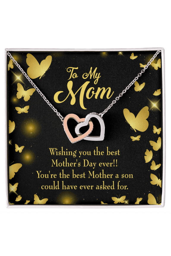 To Mom Son Mother Inseparable Necklace