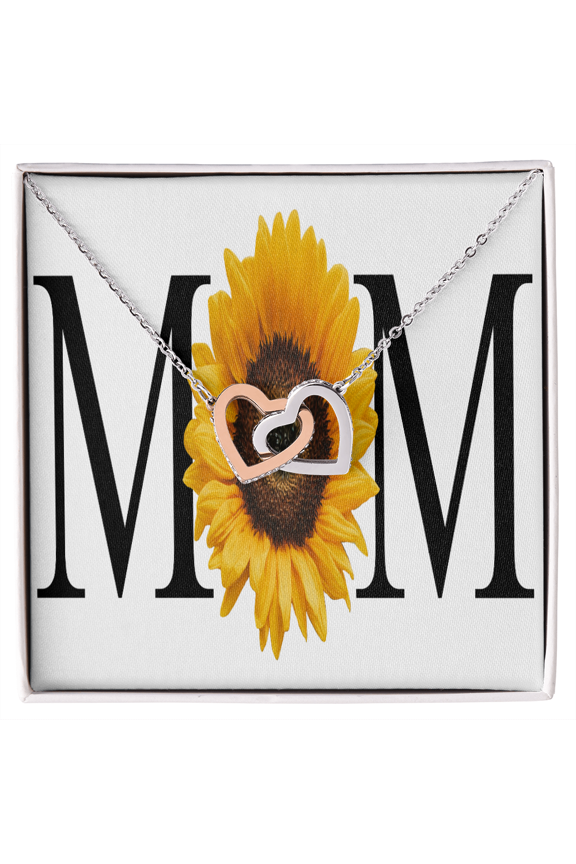 To Mom Sunflower Mom Inseparable Necklace