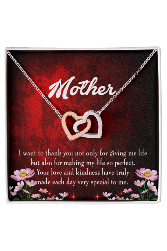 To Mom Thank You For Your Love and KindnessInseparable Necklace