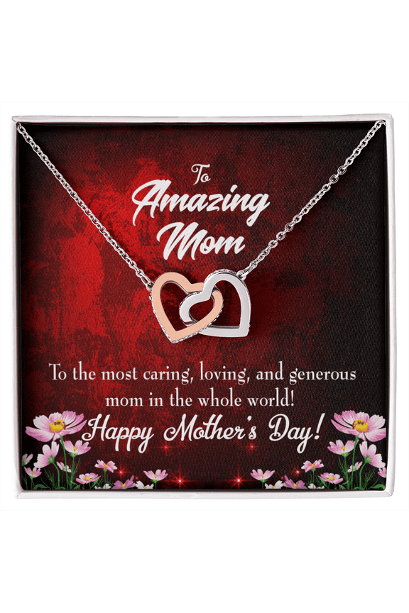 To Mom The Most Caring Mom Inseparable Necklace